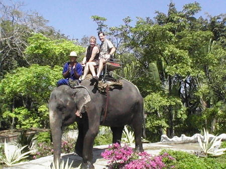 Debbie and I in Thailand