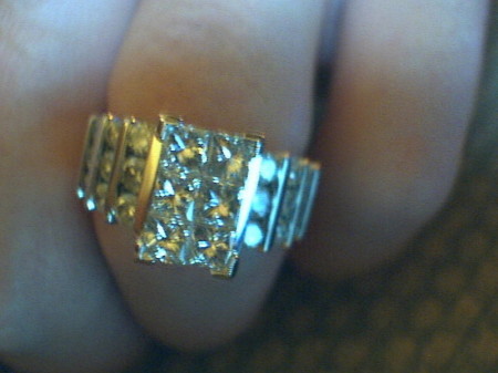 My new 4ct wedding ring, a small fortune