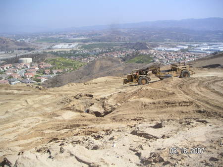 Magic Mountain from above