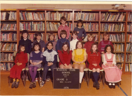 Mrs. Clapp  3rd Grade   1974