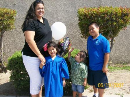 Me & my kids...Nick -8, Madison -5, & Malosi -2.5