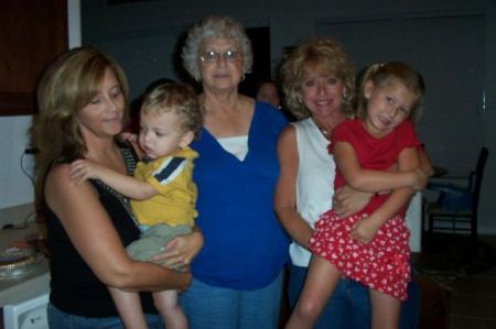 Me & Logan, mom, Carla & Chloe