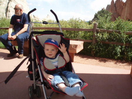 My youngest boy, Caden, at Garden of the Gods (Colorado Springs)