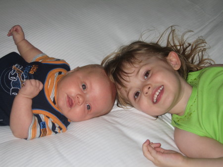 Sophie and Noah, May 2007