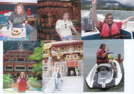 Various Pix3 (my birthday, me pulling-Palace in Kuala Lumpur, speedboating, temples, jet skiing)