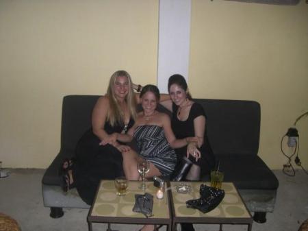 My friends Viv, Sara and myself at a Christmas party Last week end..im on the far rt