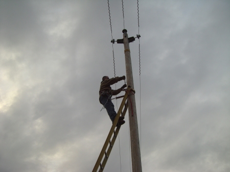 Pole work at Camanchee