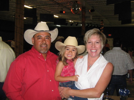 My family in 2006...Fred, Renee, and Jordyn