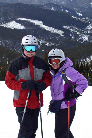 Jim and Carol at Keystone ski resort