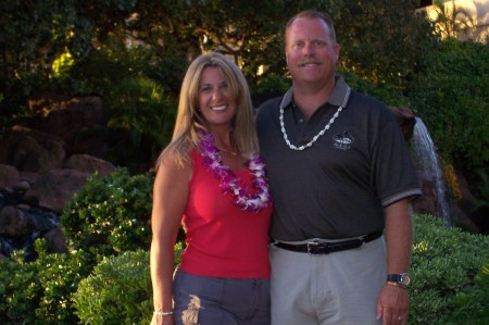 My wife Trish and I in Maui