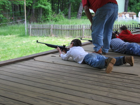 Jake Rifle Range Boy Scout Camp