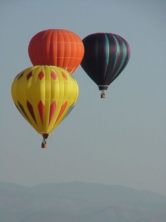 Balloon rally in celebration of "Miners Day"