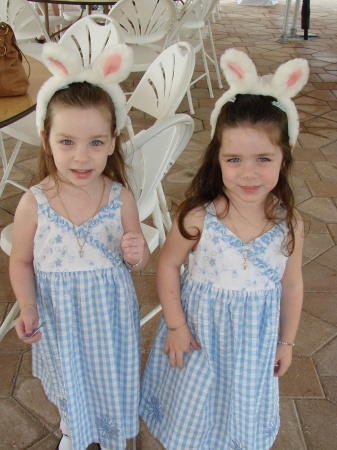 Michaela and Isabella Easter