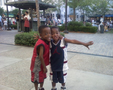 Son Kylan(in blue) and cousin bryce(in red)  Best Friends!!