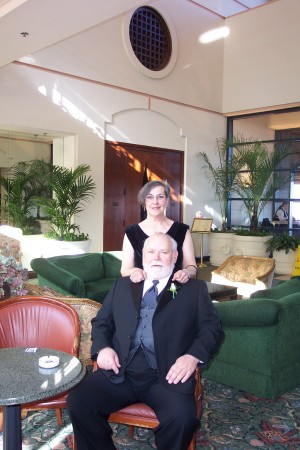 Me and my wife Kathy at our youngest sons wedding