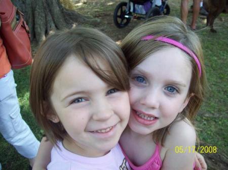 Aly on right with friend Regan