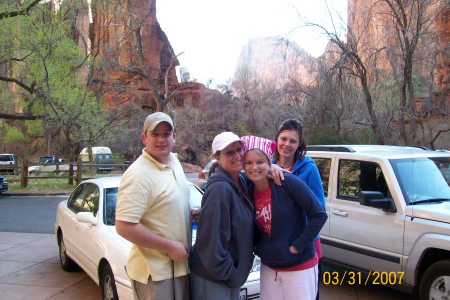 after hiking the Zions