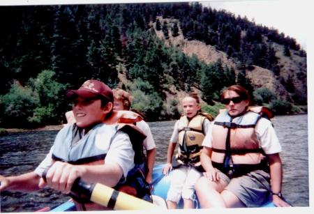 My son Dalton Rafting in Colorado 7-07