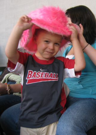 Liam at the Ballgame