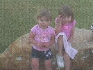 my grand daughters... Hailey and Kaitlyn