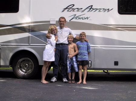 A 2 month RV trip in 2000.  I wish we could keep them little.