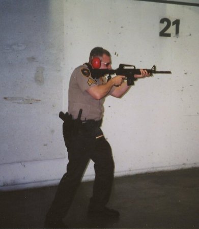 At the range teaching a class I taught