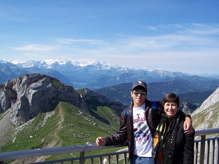 Phyllis and Alex - Mt. Pilatus