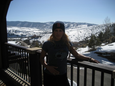 my wife Kim in Vail (Singletree house)