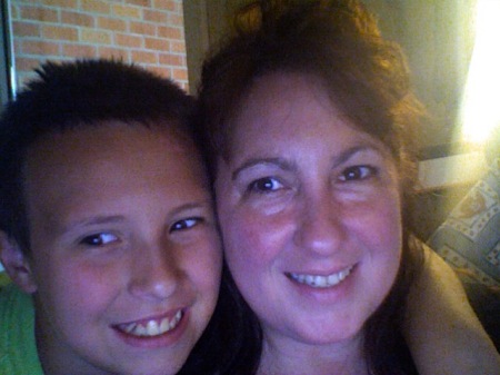 me and my big guy,,,,he's 12 now