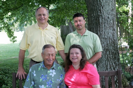 Dad, Becky, Marty and I - Miles didn't make the trip up from Flordia