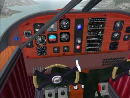 Virtual cockpit of Beech Staggerwing