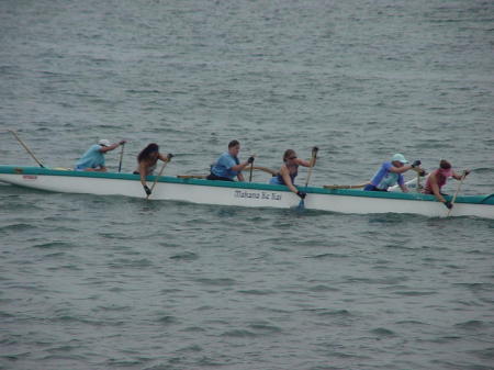 paddling outrigger