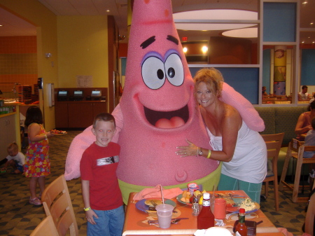 Jake and Mom at Nick Hotel