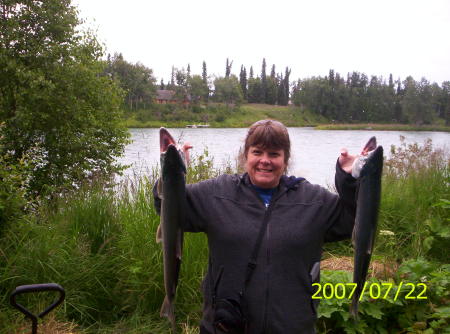 Salmon fishing in Alaska