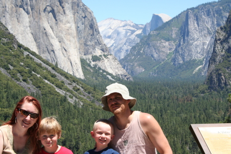 The family at yosemite