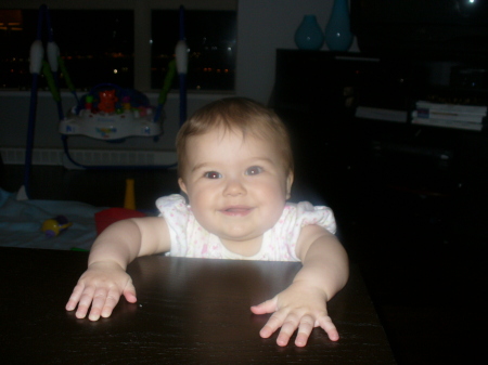 Baby Autumn at 9 months