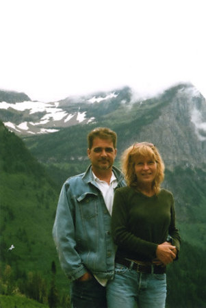 My wife Kate and I in Montana