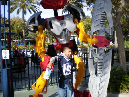 My son at Legoland.