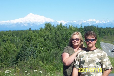 Bob and I in Alaska 2007