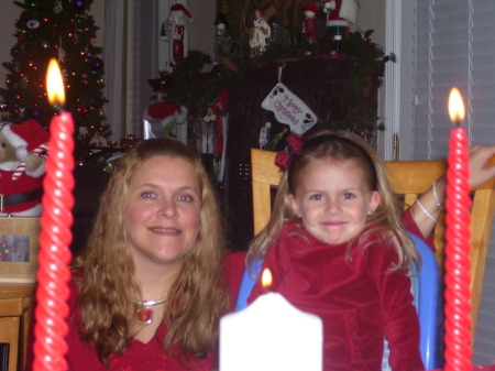 Bailey and me Christmas 2006