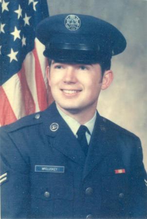 Gary  in the USAF 1971