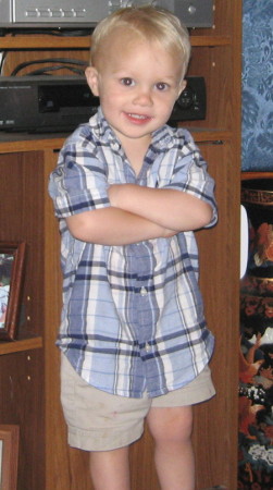 My boyfriends (Robin Tufts) grandson, Devin