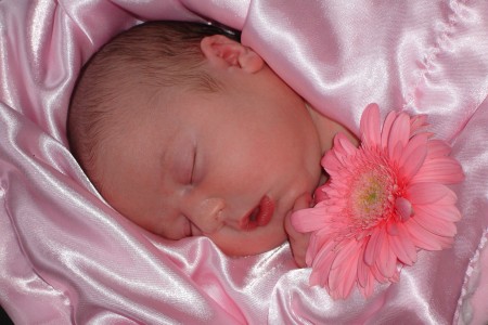 My newborn daughter July 2007