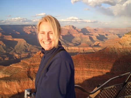 My Wife Suz at the Grand Canyon
