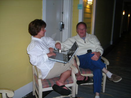 Jan & Carl Key West 2007 during pwr outage