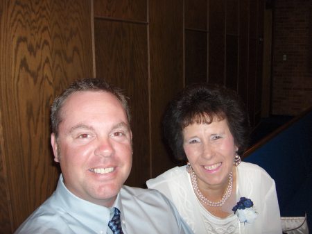 My mom and I at Katie and Randy's Wedding 091606