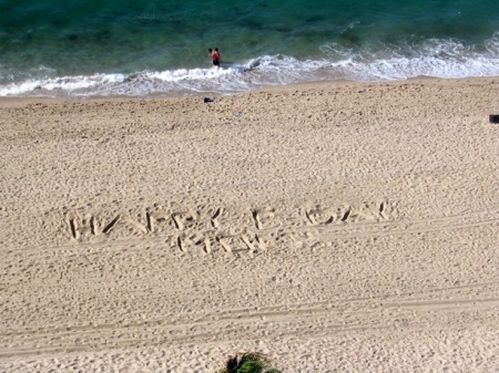 Message in the Sand