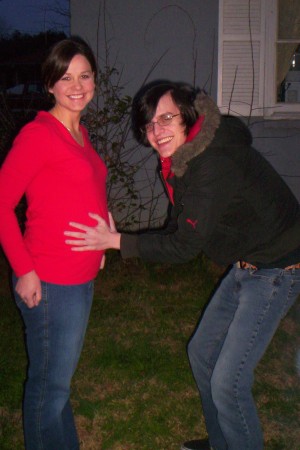 My little brother and me 5 months prego
