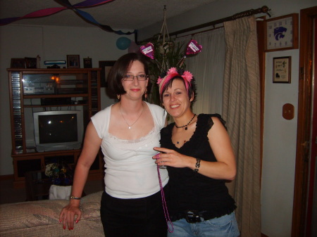 me and my bff at her 30th birthday