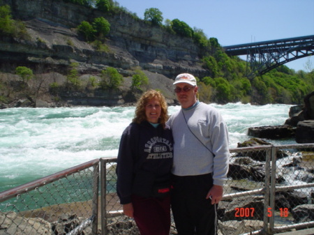 Terri and Jim at Niagara Falls, Canada